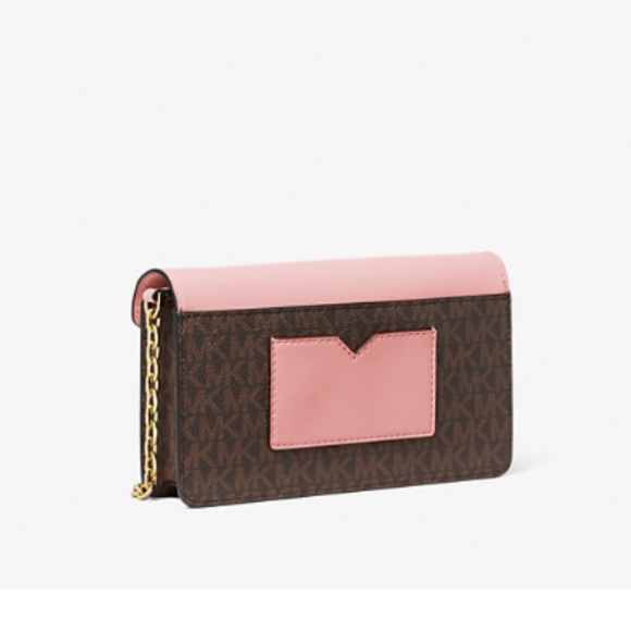 NWT Michael Kors Envelope Signature Logo Crossbody Bag - Picture 3 of 6